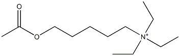 5-Acetyloxy-N,N,N-triethyl-1-pentanaminium