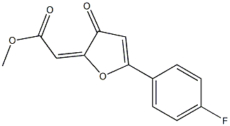 2-Methoxycarbonylmethylene-5-(4-fluorophenyl)furan-3(2H)-one