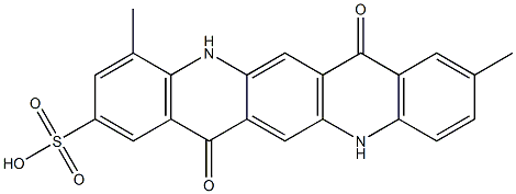 5,7,12,14-Tetrahydro-4,9-dimethyl-7,14-dioxoquino[2,3-b]acridine-2-sulfonic acid