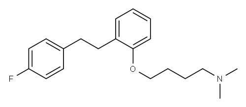 4-[2-[2-(4-Fluorophenyl)ethyl]phenoxy]-N,N-dimethylbutan-1-amine|