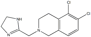 2-[[(1,2,3,4-Tetrahydro-5,6-dichloroisoquinolin)-2-yl]methyl]-4,5-dihydro-1H-imidazole