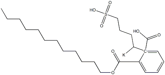 Phthalic acid 1-dodecyl 2-(1-potassiosulfobutyl) ester