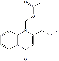 1-Acetoxymethyl-2-propyl-4(1H)-quinolinone