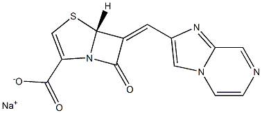 (5R)-7-Oxo-6-[(imidazo[1,2-a]pyrazin-2-yl)methylene]-4-thia-1-azabicyclo[3.2.0]hept-2-ene-2-carboxylic acid sodium salt