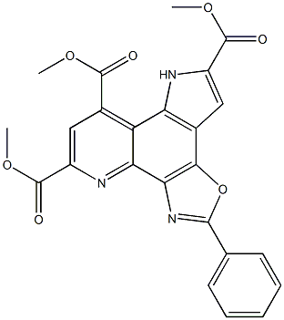 5-Phenyl-1H-1,6,7-triaza-4-oxabenzo[e]-as-indacene-2,8,10-tricarboxylic acid trimethyl ester