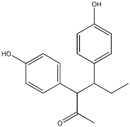 3,4-Bis(4-hydroxyphenyl)-2-hexanone