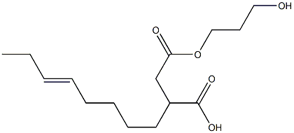 3-(5-Octenyl)succinic acid hydrogen 1-(3-hydroxypropyl) ester Structure