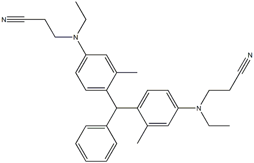 4,4'-(Phenylmethylene)bis[3-methyl-N-ethyl-N-(2-cyanoethyl)benzenamine]