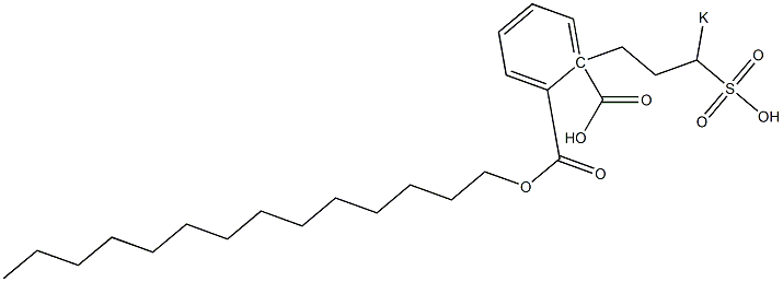 Phthalic acid 1-tetradecyl 2-(3-potassiosulfopropyl) ester