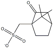 (7,7-ジメチル-2-オキソビシクロ[2.2.1]ヘプタン-1-イル)メタンスルホナート 化学構造式