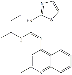 1-sec-Butyl-2-(2-methyl-4-quinolyl)-3-(thiazol-2-yl)guanidine