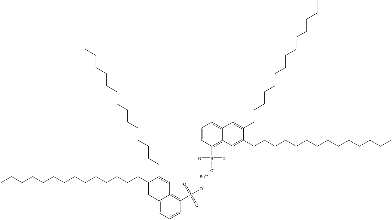 Bis(6,7-ditetradecyl-1-naphthalenesulfonic acid)barium salt