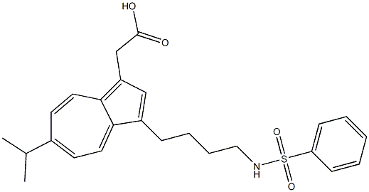 6-Isopropyl-3-[4-(phenylsulfonylamino)butyl]azulene-1-acetic acid