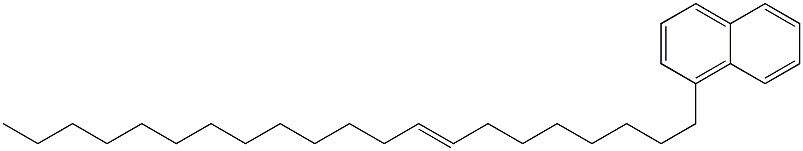 1-(8-ヘニコセニル)ナフタレン 化学構造式