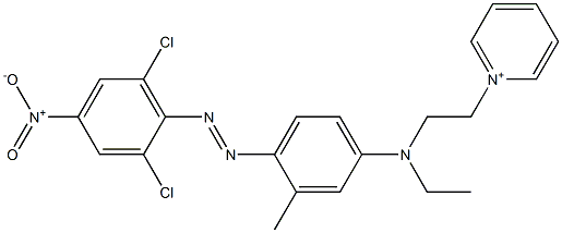 1-[2-[[4-[(2,6-Dichloro-4-nitrophenyl)azo]-3-methylphenyl](ethyl)amino]ethyl]pyridinium