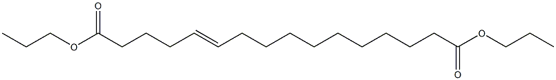 5-Hexadecenedioic acid dipropyl ester Structure