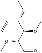 (2R,3R,4S)-2,3,4-Trimethoxy-5-hexenal Structure