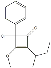 2-sec-Butyl-4-phenyl-4-chloro-3-methoxycyclobuta-2-en-1-one
