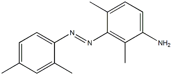 3-(2,4-キシリルアゾ)-2,4-ジメチルベンゼンアミン 化学構造式
