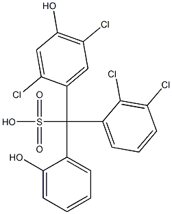 (2,3-Dichlorophenyl)(2,5-dichloro-4-hydroxyphenyl)(2-hydroxyphenyl)methanesulfonic acid