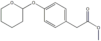 [p-(Tetrahydro-2H-pyran-2-yloxy)phenyl]acetic acid methyl ester