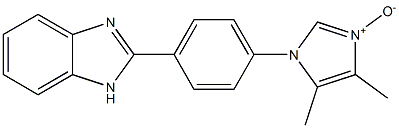 1-[4-(1H-Benzimidazol-2-yl)phenyl]-4,5-dimethyl-1H-imidazole 3-oxide Structure