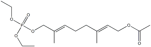 (2E,6E)-1-(Diethoxyphosphinyl)oxy-8-acetoxy-2,6-dimethyl-2,6-octadiene