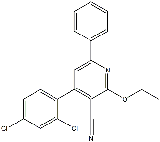 4-(2,4-Dichlorophenyl)-6-phenyl-2-ethoxypyridine-3-carbonitrile