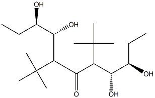 tert-Butyl[(2R,3R)-2,3-dihydroxypentyl] ketone Struktur