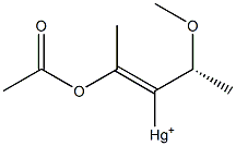 (+)-(Acetyloxy)[(Z)-1-[(R)-1-methoxyethyl]-1-propenyl] mercury(II)