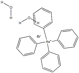 Tetraphenylarsonium bromide dihydrate Structure