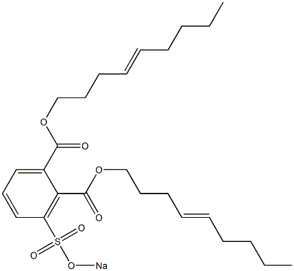 3-(Sodiosulfo)phthalic acid di(4-nonenyl) ester