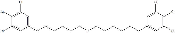3,4,5-Trichlorophenylhexyl ether Structure