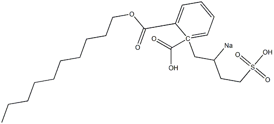 Phthalic acid 1-decyl 2-(2-sodiosulfobutyl) ester