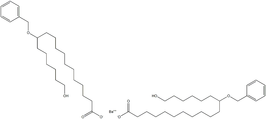 Bis(12-benzyloxy-18-hydroxystearic acid)barium salt