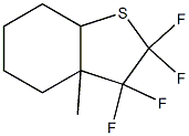 Octahydro-2,2,3,3-tetrafluoro-3a-methylbenzo[b]thiophene