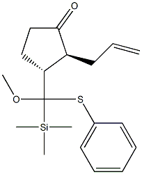 (2S,3R)-2-(2-Propen-1-yl)-3-[methoxy(phenylthio)(trimethylsilyl)methyl]cyclopentanone