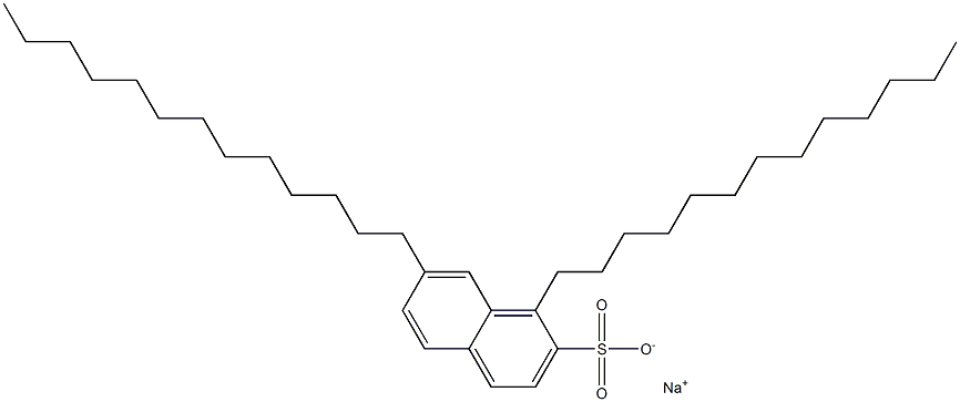 1,7-Ditridecyl-2-naphthalenesulfonic acid sodium salt