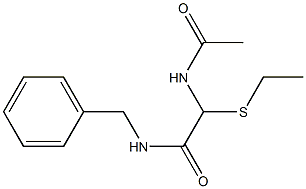 2-Acetylamino-2-ethylthio-N-benzylacetamide