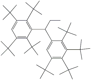 1-(2,3,4,5-Tetra-tert-butylphenyl)-1-(2,3,5,6-tetra-tert-butylphenyl)propane