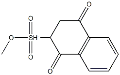 [1,2,3,4-Tetrahydro-2-methyl-1,4-dioxo-2-naphthalenesulfonic acid]anion