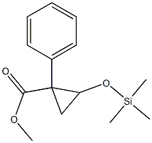 1-Phenyl-2-(trimethylsiloxy)cyclopropanecarboxylic acid methyl ester