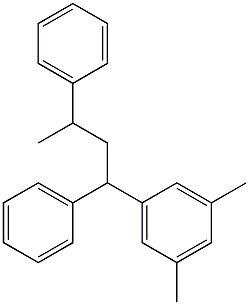 1-(3,5-キシリル)-1,3-ジフェニルブタン 化学構造式