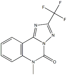 2-Trifluoromethyl-6-methyl[1,2,4]triazolo[1,5-c]quinazolin-5(6H)-one