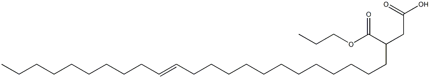 3-(13-Tricosenyl)succinic acid 1-hydrogen 4-propyl ester