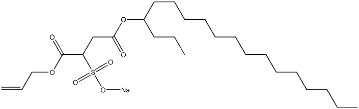 2-(Sodiosulfo)succinic acid 4-octadecyl 1-(2-propenyl) ester