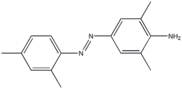 4-(2,4-キシリルアゾ)-2,6-ジメチルベンゼンアミン 化学構造式