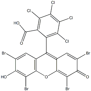 9-(3,4,5,6-Tetrachloro-2-carboxyphenyl)-2,4,5,7-tetrabromo-3-oxo-6-hydroxy-3H-xanthene metal salt(Na,Ba,Pb)