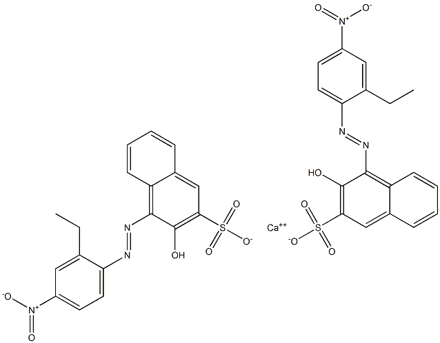 Bis[1-[(2-ethyl-4-nitrophenyl)azo]-2-hydroxy-3-naphthalenesulfonic acid]calcium salt