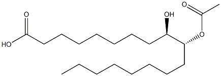 (9R,10R)-10-Acetyloxy-9-hydroxyoctadecanoic acid